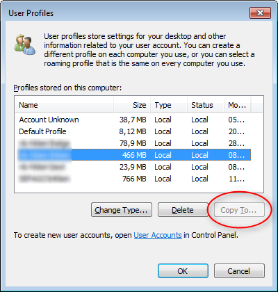 Customizing the Default Profile
