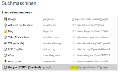 How to Make Google Chrome Search via SSL/HTTPS by Default