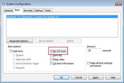 How to Speed Up Your Windows 7 Boot Time by 20%