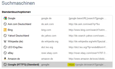 How to Make Google Chrome Search via SSL/HTTPS by Default