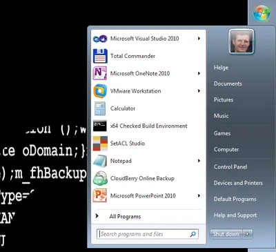Show Me Your Start Menu and I'll Tell You Who You Are