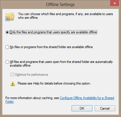 Windows Offline Files: Problems and Solutions