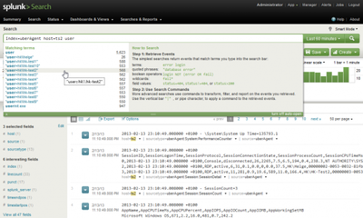 Splunk search app