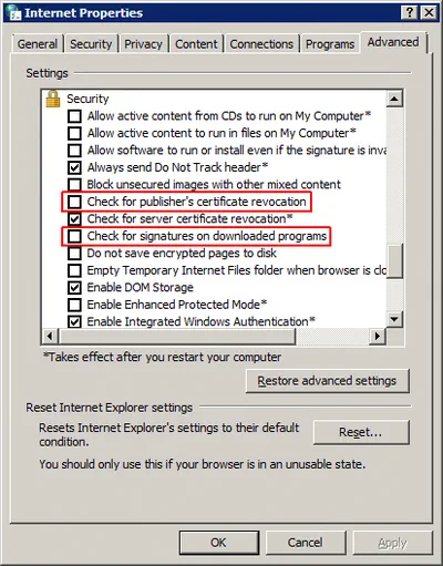 Software Installation Very Slow without Internet Access