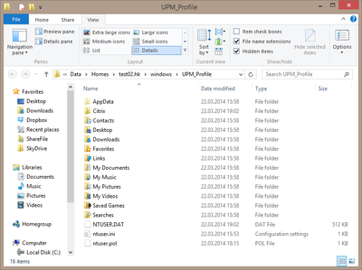 Migrating from Citrix UPM back to Roaming Profiles