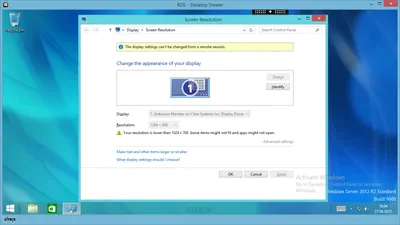 Citrix Desktop Viewer Screen Resolution and Window Size