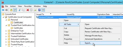 VMware Horizon in a Lab: Getting Rid of SSL Errors