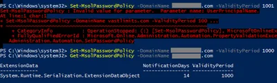 Disabling Azure Active Directory Password Expiration