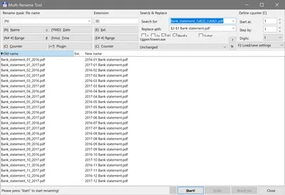 Renaming Multiple Files With Regular Expressions in Total Commander