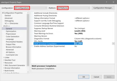 Enabling Multi-Processor (Parallel) Builds in Visual Studio