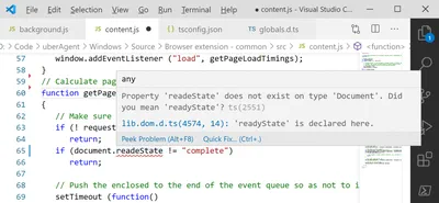 JavaScript Development with Type Checking in VS Code
