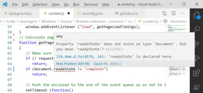 JavaScript Development with Type Checking in VS Code
