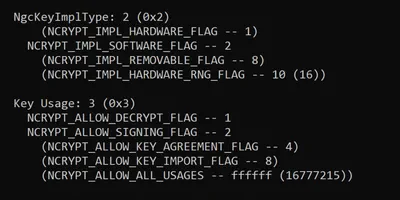 Checking Windows Hello Key Storage: TPM or Software?