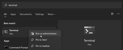 Windows Terminal as Standard User With Dedicated Admin Account