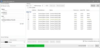 Firmware-Update der Enertex Meta² KNX-Raumcontroller