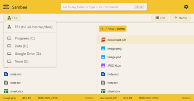 Introducing Sambee, Your Browser-Based File Manager for SMB Shares and Local Drives