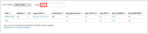 Result set - filtered - highlighted