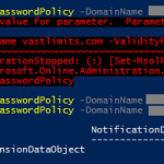Disabling Azure Active Directory Password Expiration Set-MsolPasswordPolicy