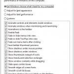 Windows 10: Black Lock Screen with Citrix Receiver Windows 10 Performance Options - Visual Effects