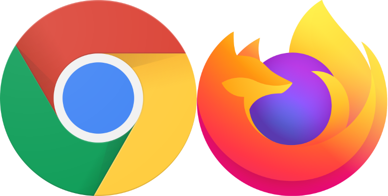 Chrome  и FireFox